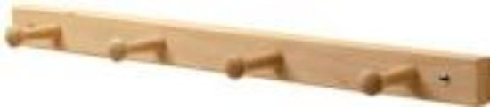Picture of 4 Peg Natural Wood Rack