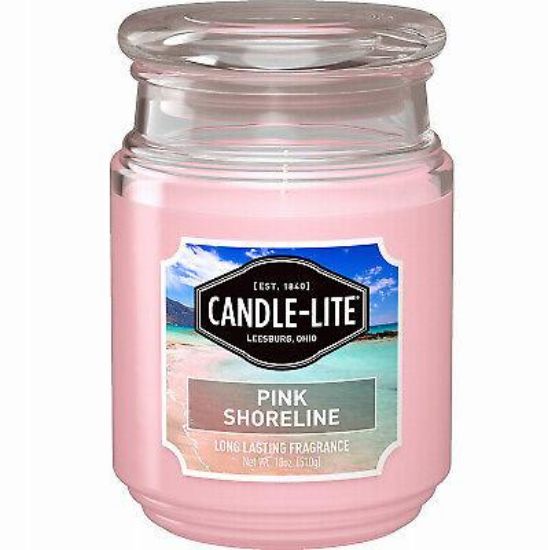 Picture of Jar-Candle Scented-Candle Jar, Pink Shoreline Scent, 18 Oz.