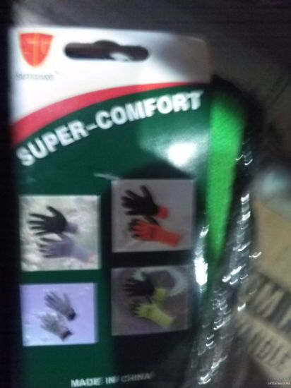 Picture of Large Green And Blue Work gloves