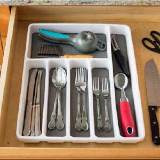 Picture of Large Cutlery Tray W/rubber Li