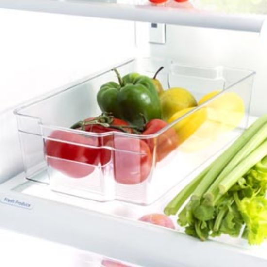 Picture of Fridge Bin W/handles Lrg Clear