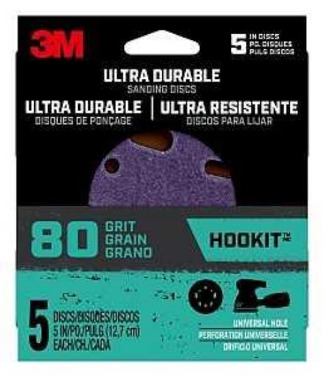 Picture of Sanding-disc Hook And Loop Universal-hole 5" Pack/5