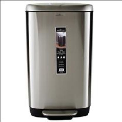 Picture of Trash-Can Stainless Steel Step Soft Close w. Inner Bucket - Fingerprint Proof -30LT