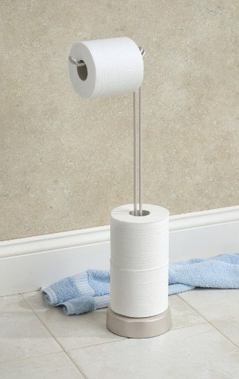 Picture of Toilet-Paper Classico Free Standing Roll Holder - Satin