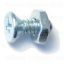Picture of Machine-Screw With-Nuts Zinc-Plated #10-24 x 1/2"