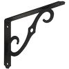 Picture of 8 x 5.500" Antique Black Bracket