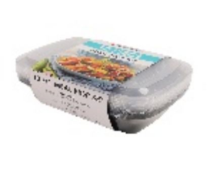 Picture of 10pc Meal Prep Set Rectangle Black