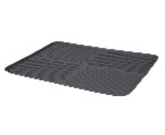 Picture of Plastic Dish Drying Mat Grey Large