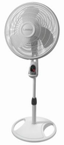 Picture of Pedestal-fan Oscillating 3-speed Timer Remote White