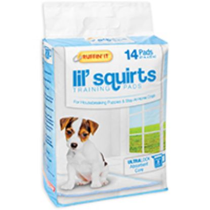 Picture of Ruffin'it Lil' Squirts Dog Training Pad 22 Inch-long Cotton/plastic