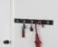 Picture of 5 HOOK WALL MOUNTED BLACK