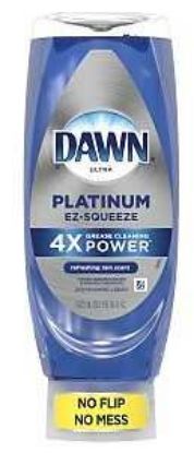 Picture of Dawn Platinum Ez-squeeze 00207 Dish Soap, 18 Fl-oz, Bottle, Liquid, Refreshing Rain, Blue