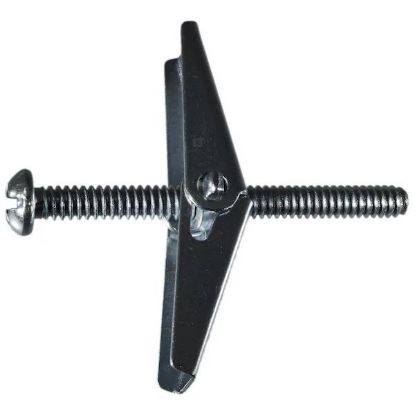 Picture of 3/16 X 2 Zinc Toggle-bolt & Spring-wing-nut