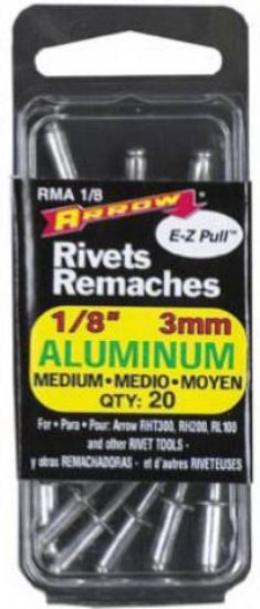 Picture of 1/8 x 1/4 Medium Aluminum Rivet
