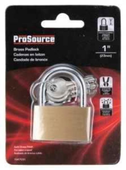 Picture of Keyed-padlock Brass 3 Key 1-1/2"