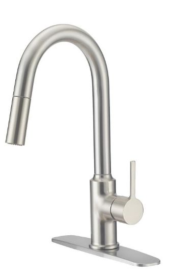 Picture of Kitchen Faucet, Pull-down 1.8-gpm Brushed-nickel