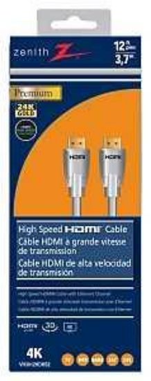 Picture of Cable Hdmi Hi-speed 4k 12ft