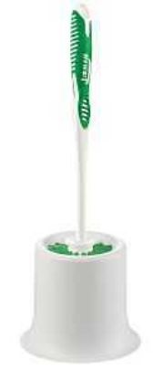 Picture of Libman 34 Toilet Bowl Brush, 1 In L Trim, Pet Bristle, Polypropylene Holder, White Holder
