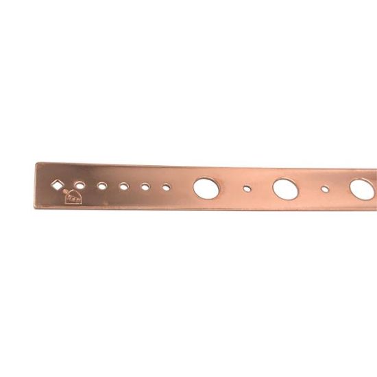 Picture of 1/2" Copper-pipe Flat Support Bracket 20"
