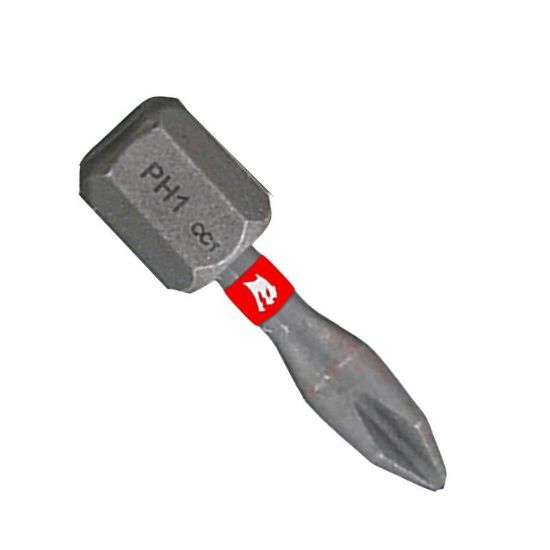 Picture of Insert-bit 1/4"-hex-shank 1" Phillips-#1