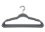 Picture of 25pk Velvet Suit Hangers W/ Matte/gloss Gold Hook- Grey