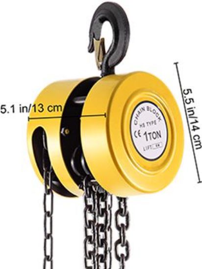 Picture of Chain-Hoist Hs-type Manual Steel 1-ton 20'