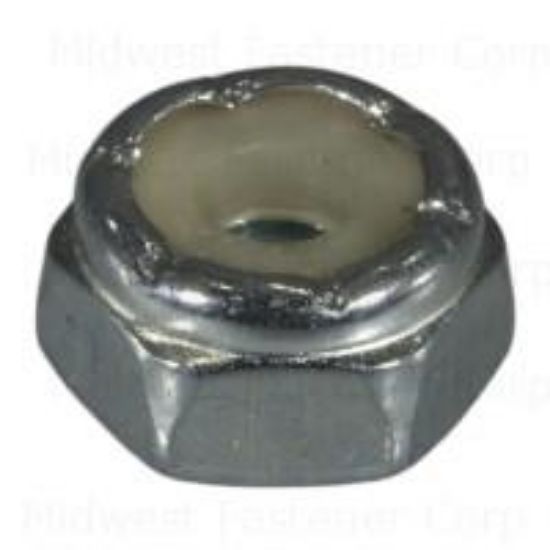 Picture of Lock-Nut Zinc-Plated Nylon-Insert #6-32