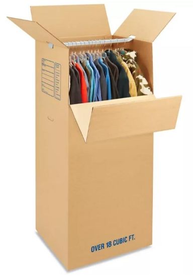 Picture of Corrugated-Box,24 x 22 x 60",Wardrobe 51 ECT DW