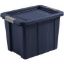 Picture of Storage-tote Latching-lid Plastic Blue 18-gal