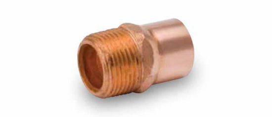 Picture of Wrot-copper Pressure-rated Male-adapter C X M 1.500" X 2"