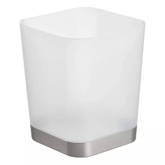 Picture of Ilse Waste Can Clear/brushed Nickel