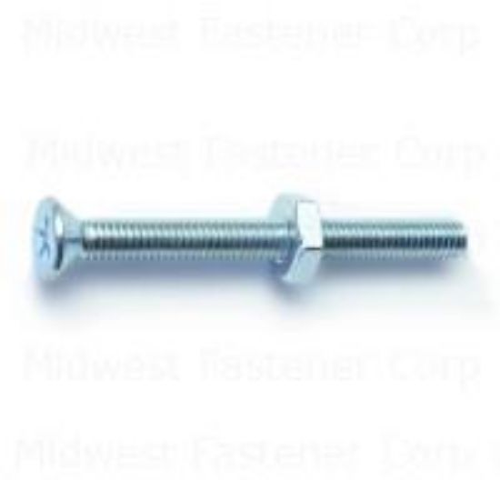 Picture of Machine-screw With-nuts Zinc-plated #10-32 X 2"