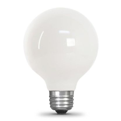 Picture of Feit Electric Led Bulb, Globe, 350 Lumens, 3.8 W, 120 V, 40 W Equivalent, E26 Lamp Base, Dimmable