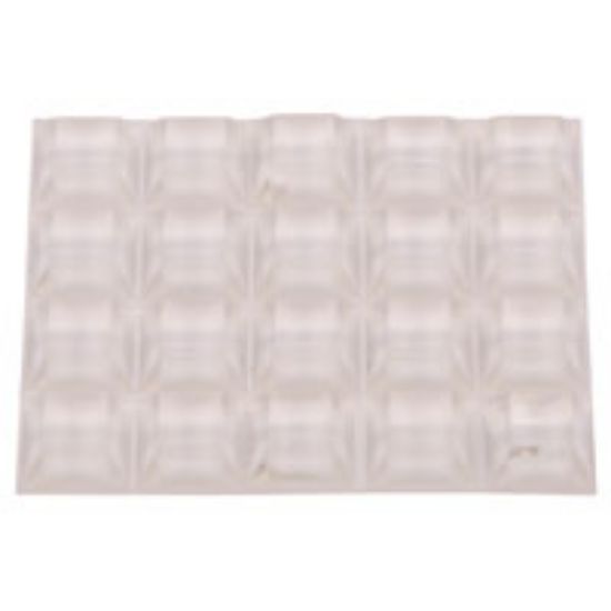 Picture of Furniture Furniture-bumper 1/2 In Square Plastic Clear