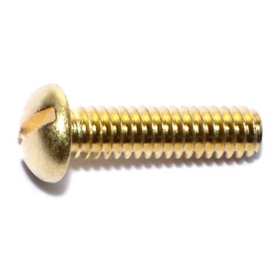 Picture of Machine-Screw With-Nuts Round-Head #1/4 x 1"