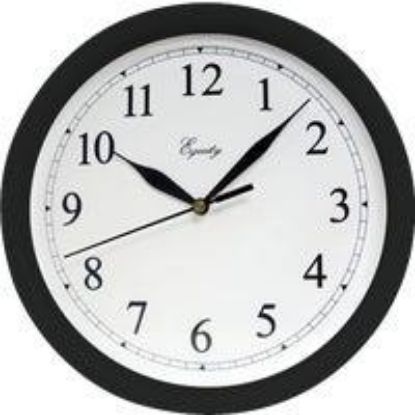 Picture of 10" Black Wall-clock