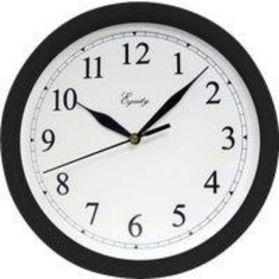 Picture of 10" Black Wall-clock