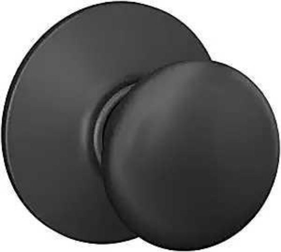Picture of Lock-Set Passage Knob F-series Matte-black