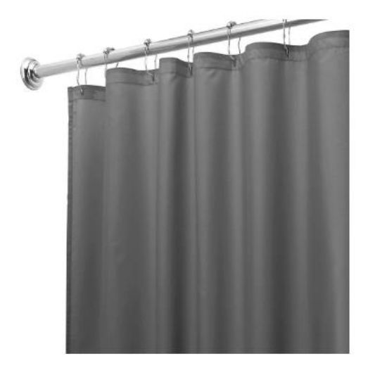 Picture of Shower-curtain Waterproof Liner- Charcoal