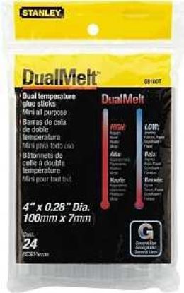 Picture of Hot-Melt Glue-Stick General-Use Dual-Temperature Hot-Melt 4" x 0.28" Diameter