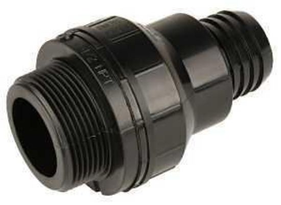 Picture of Check-valve Sump-pump In-line Plastic 1-1/2"-mpt