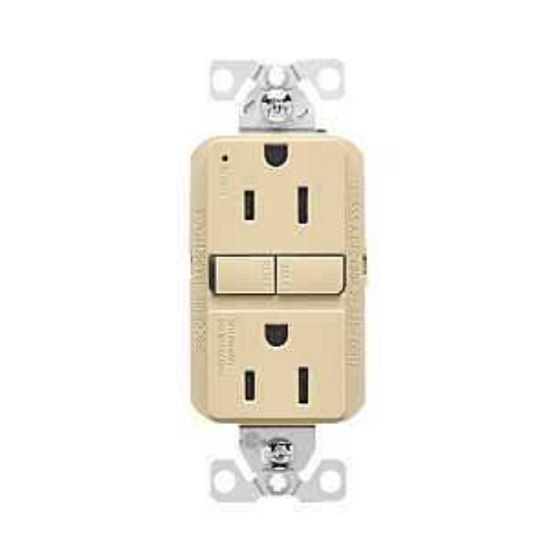 Picture of Duplex-outlet Self-testing 15-amp 2-pole 3-wire