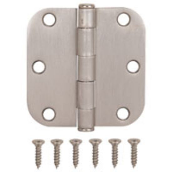 Picture of Door-hinge Steel Loose-pin 5/8"-radius Satin-nickel 3"