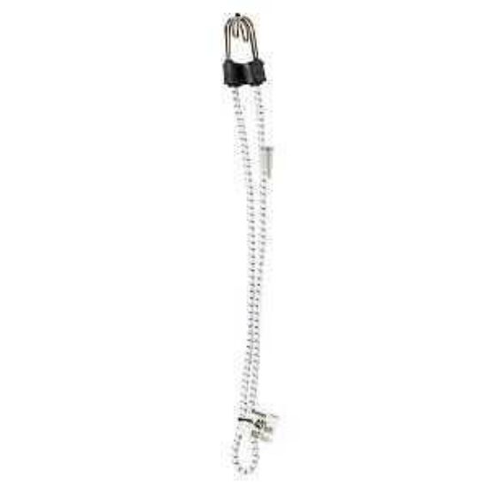 Picture of Bungee-cord Stainless-steel Hook Black/white 40"