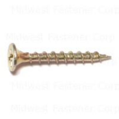 Picture of Deck-Screw Yellow-Zinc-Plated Coarse #6 x 1-1/4"