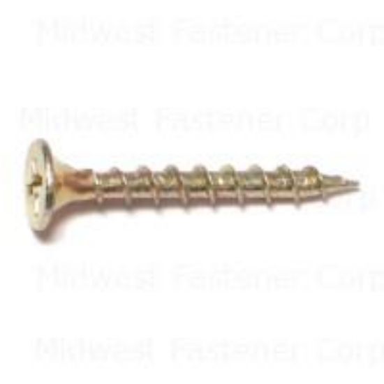 Picture of Deck-Screw Yellow-Zinc-Plated Coarse #6 x 1-1/4"