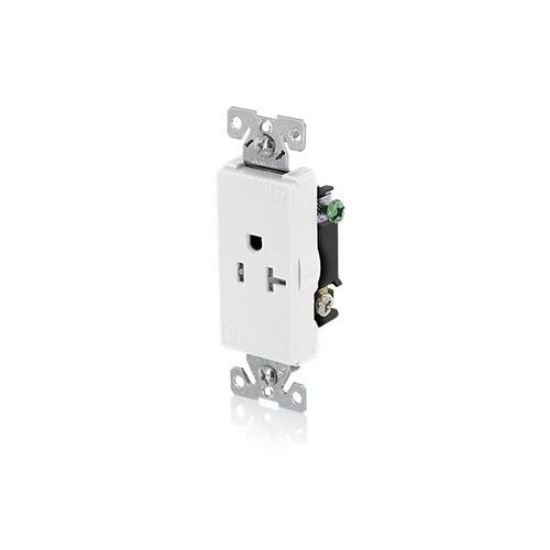 Picture of Single-receptacle Decorator 20-amp 125-volt Double-pole 3-wire Grounding Tamper-resistant