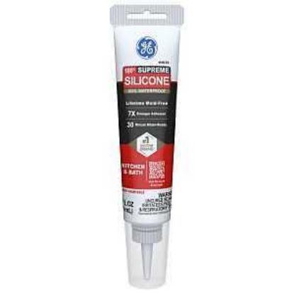 Picture of Caulk-Sealant Silicone-Rubber Window-&-Door White 2.8-usfloz