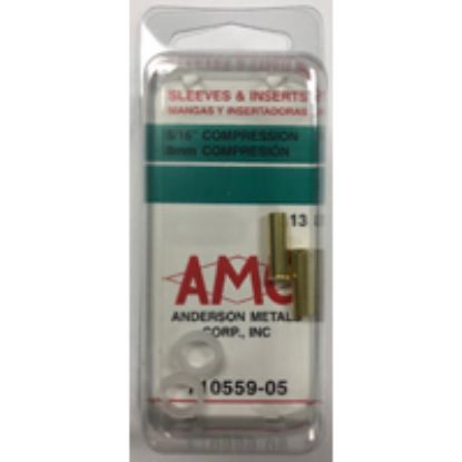 Picture of Compression Insert Brass Plastic Sleeve 5/16"