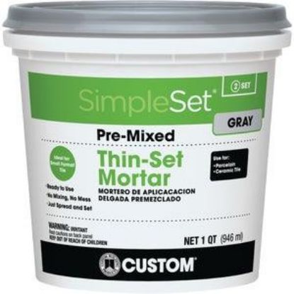 Picture of Pre-Mixed Thinset-mortar Gray-color